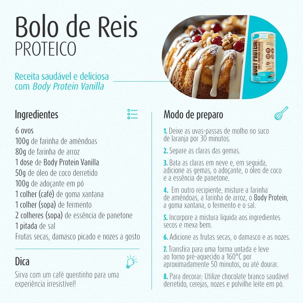 Body Protein Vanilla 440g - Imagem 5