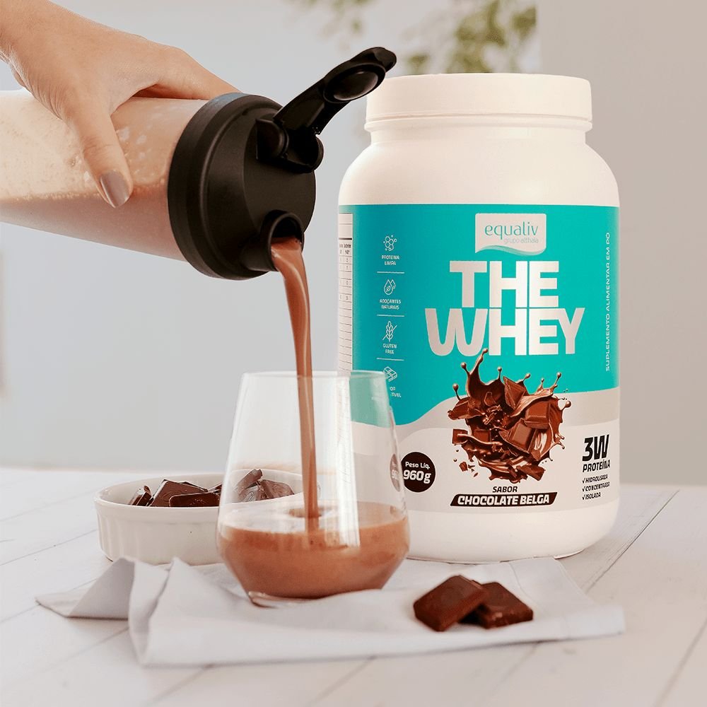The Whey Chocolate Belga 960g - Imagem 4